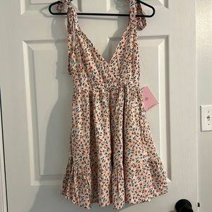 Hello molly Chicago high rise pink dress brand new size small